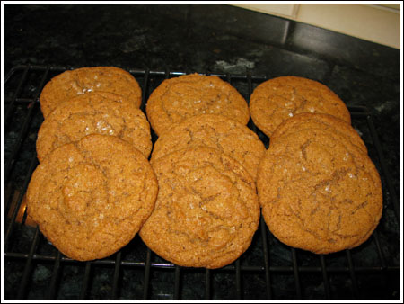 vegan molasses cookies