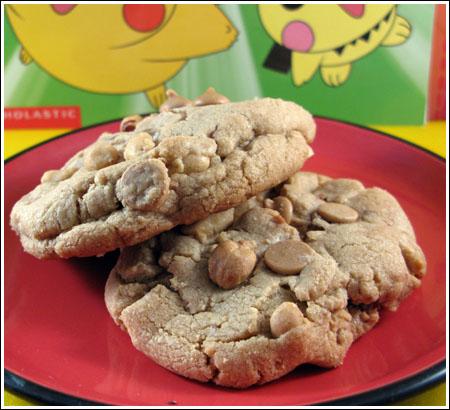 Giant Peanut Butter Cookies Two are made with confectioners' sugar in the dough.