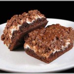 Permalink to: Peanut Butter Marshmallow Krispie Topped Brownies peanut butter marshmallow