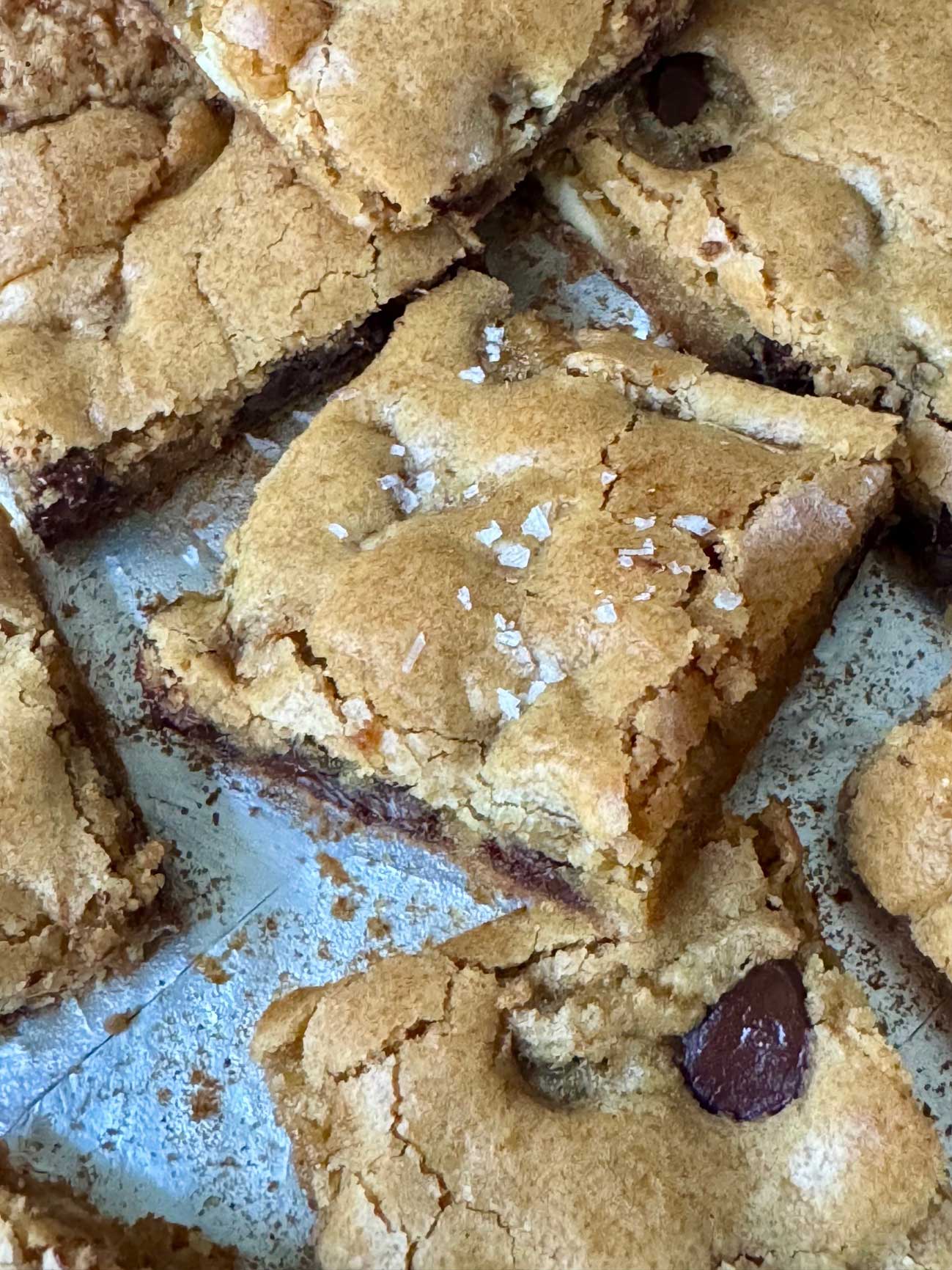 Nestle Toll House Chocolate Chip Pan Cookies recipe for an 8-inch square pan.