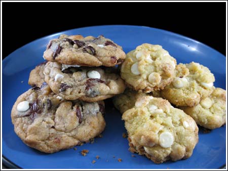 Double Chocolate White Chip Cookies