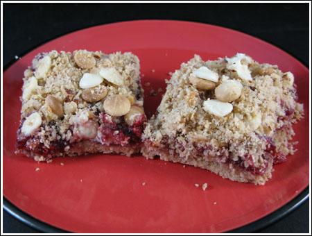 Raspberry Streusel Bars