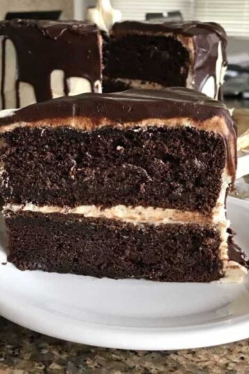 Chocolate Irish Cream Celebration Cake