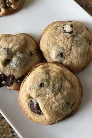 Matzo Meal Chocolate Chip Cookies for Passover.
