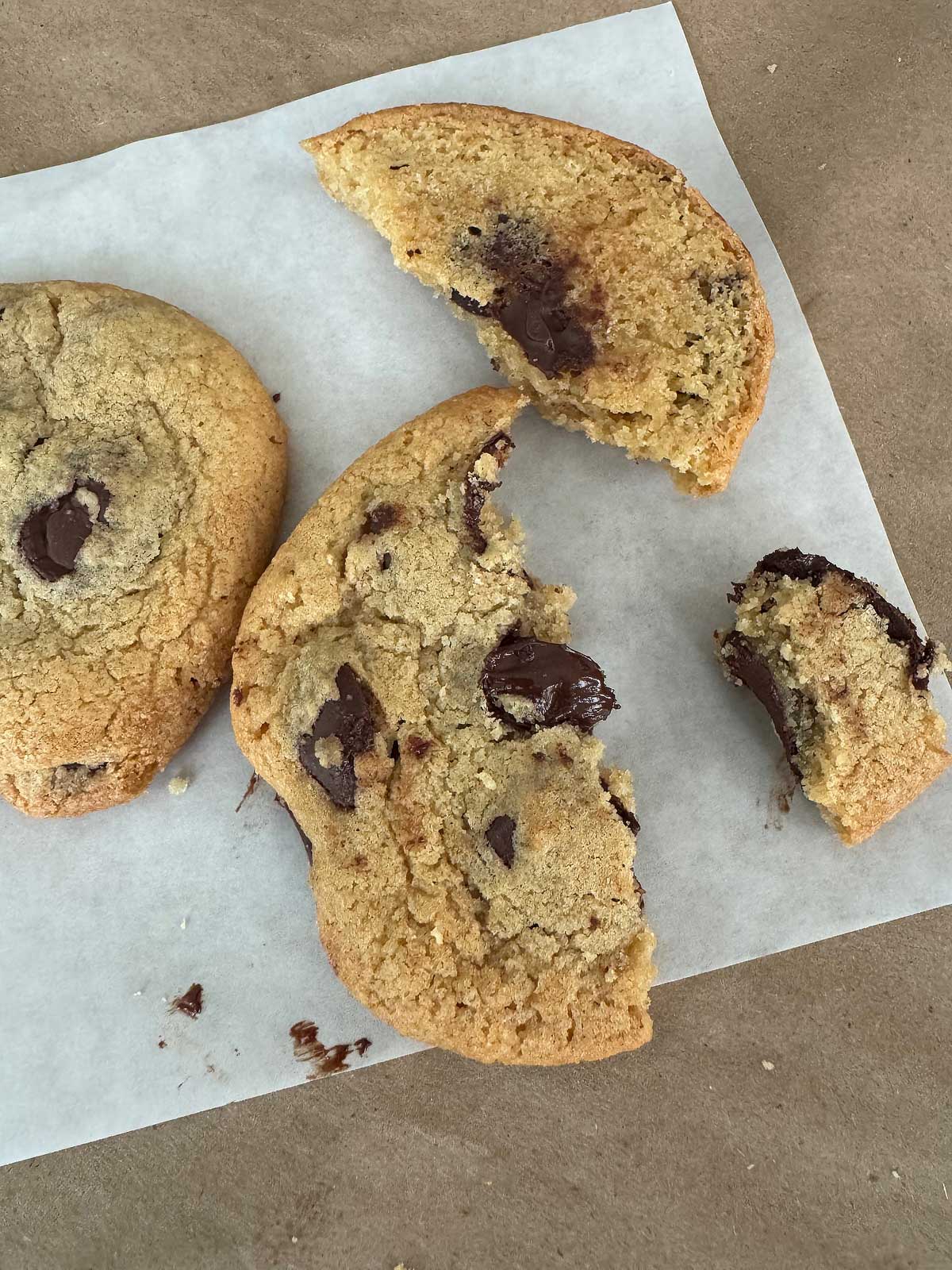 Pesach Chocolate Chip Cookies made with Matzo Meal for Passover.