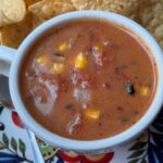 An easy and quick tortilla soup recipe that calls for enchilada sauce.