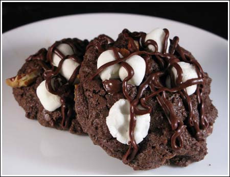 Rocky Road Chocolate Cookies