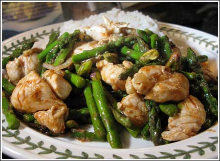 Chicken With Asparagus