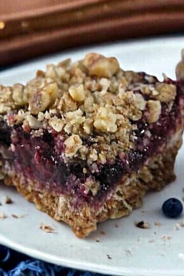 Egg-Free Blueberry Oat Bars recipe