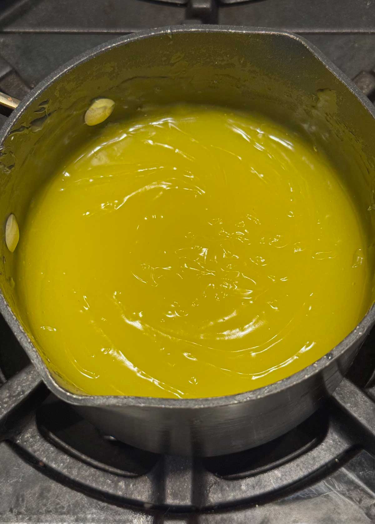 Lemon topping for Lemon Supreme Pie. No eggs.
