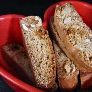 Small Batch Cinnamon Biscotti with Butterscotch Chips