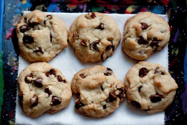 crunchy chocolate chip cookies