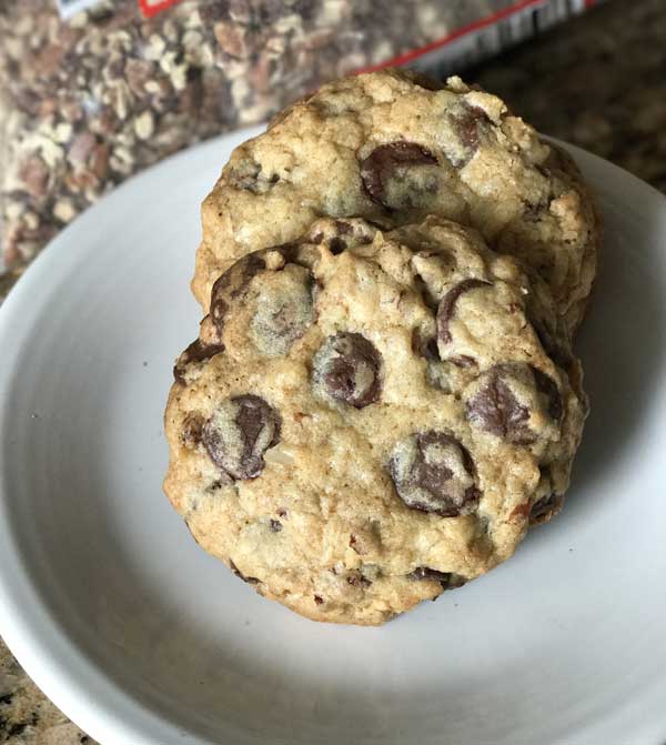 small batch chocolate chip pecan coconut cookies