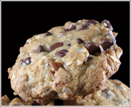 Chocolate Chip Pecan Coconut Cookies