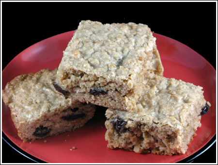 Oatmeal Raisin Bars