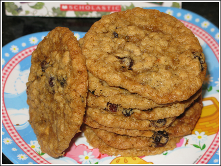 Thin Chewy Oatmeal Cookies