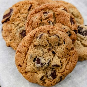 eggless chocolate chip cookies