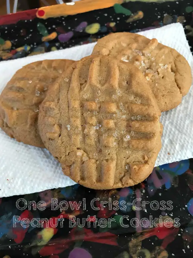 Criss-Cross Peanut Butter Cookies