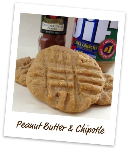 Peanut Butter Chipotle Cookies