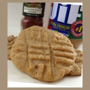 Chipotle Peanut Butter Cookies