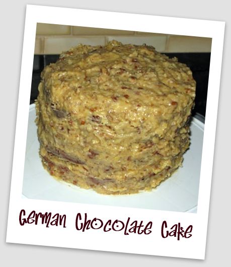 German Chocolate Cake recipe from Dallas.