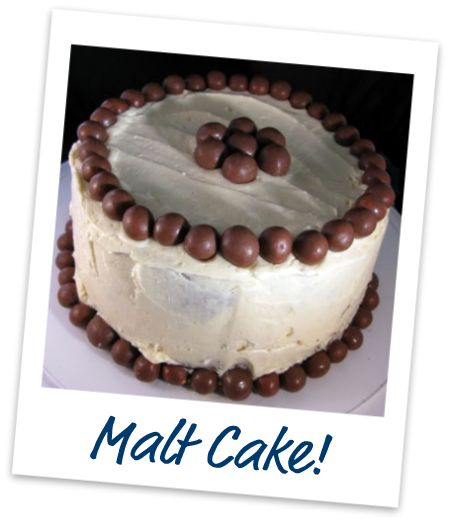 triple malt chocolate cake