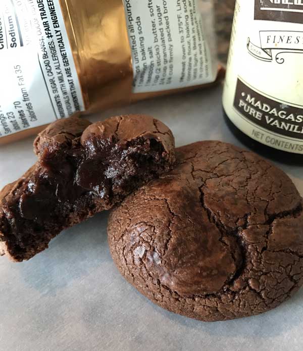 Molten Chocolate Cookies