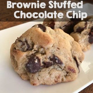 Brownie Stuffed Chocolate Chip