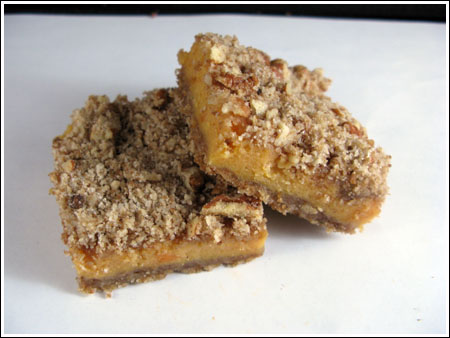 sweet potato pie bars