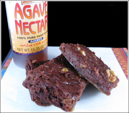 Agave Black Bean Brownies