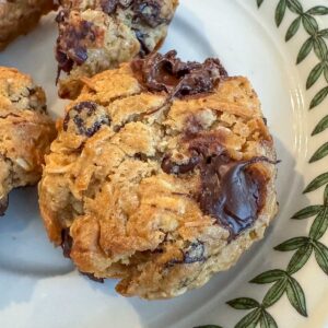 Agave Chocolate Chip Oatmeal Cookies