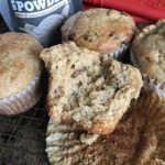 banana muffin with protein powder