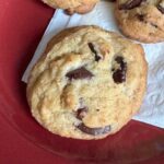 whole wheat chocolate chunk cookies with walnuts.