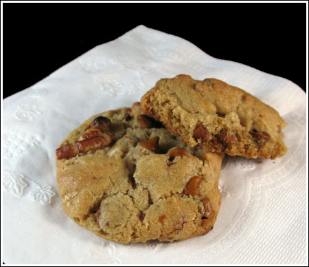 Cinnamon Chip Pecan Cookies