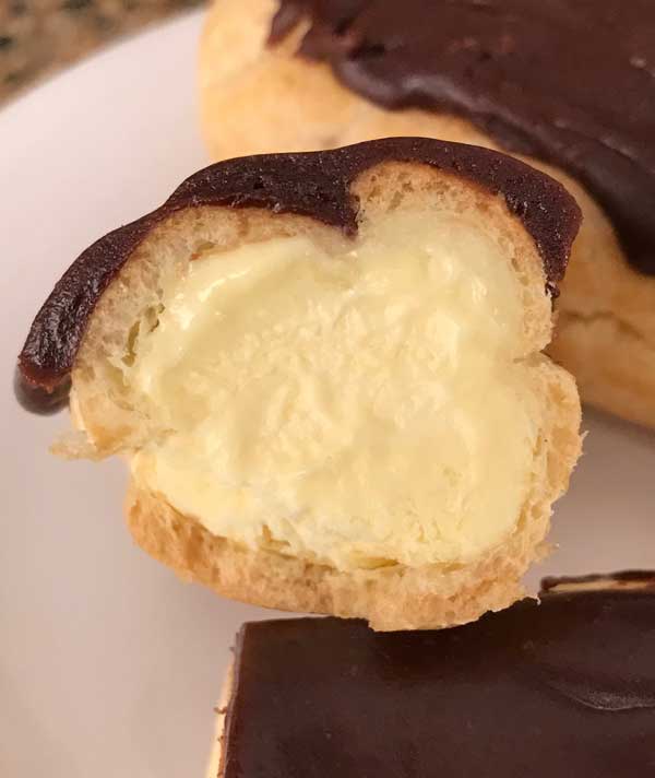 chocolate eclairs