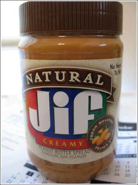 Natural Jif Peanut Butter Cookies recipe