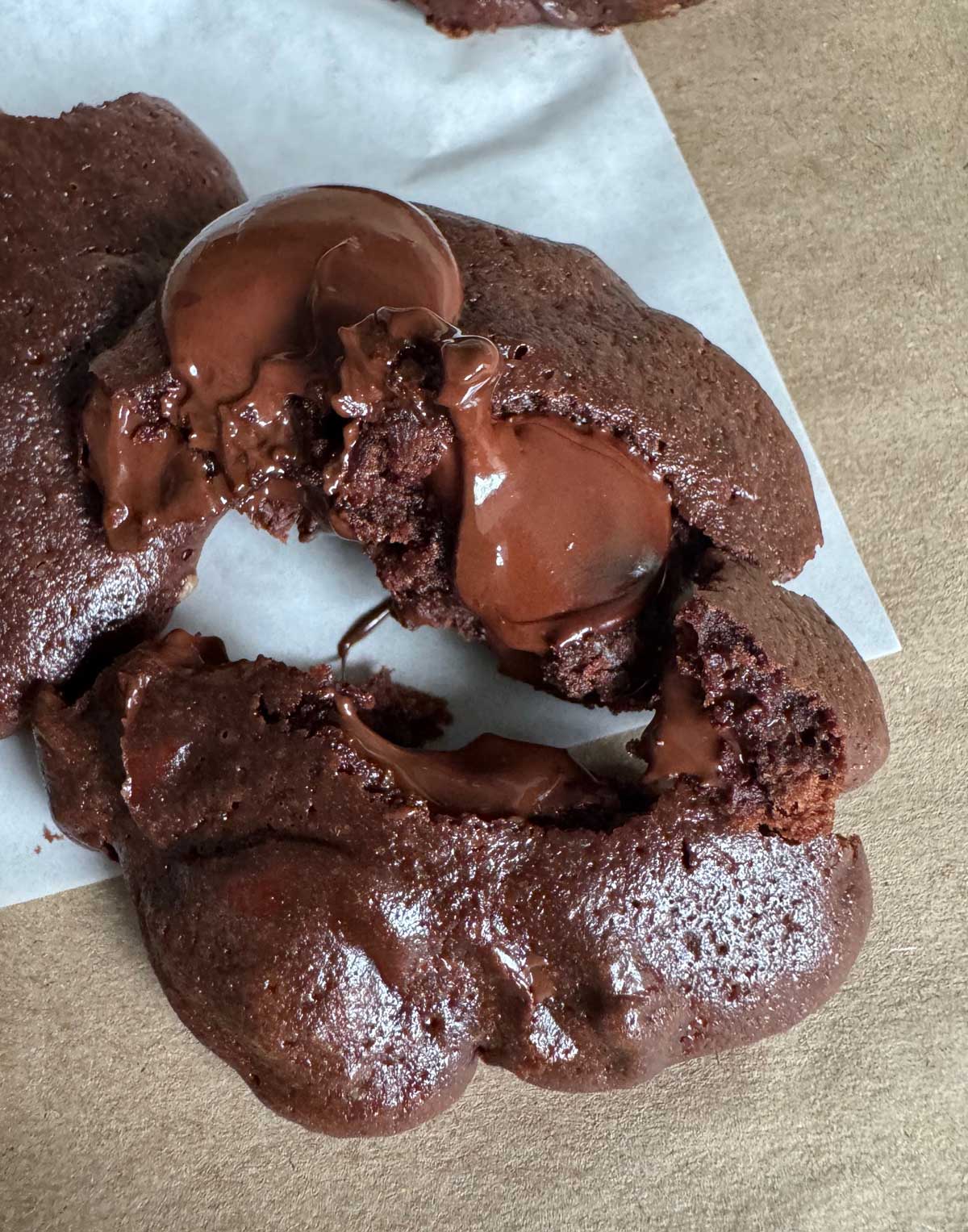 Small batch double chocolate cookies