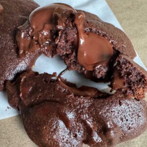 Small batch double chocolate cookies recipe like the ones from Milk.