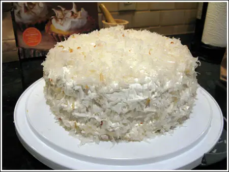 Pineapple Coconut Layer Cake