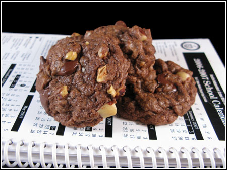 Double Chocolate Nutella Cookies