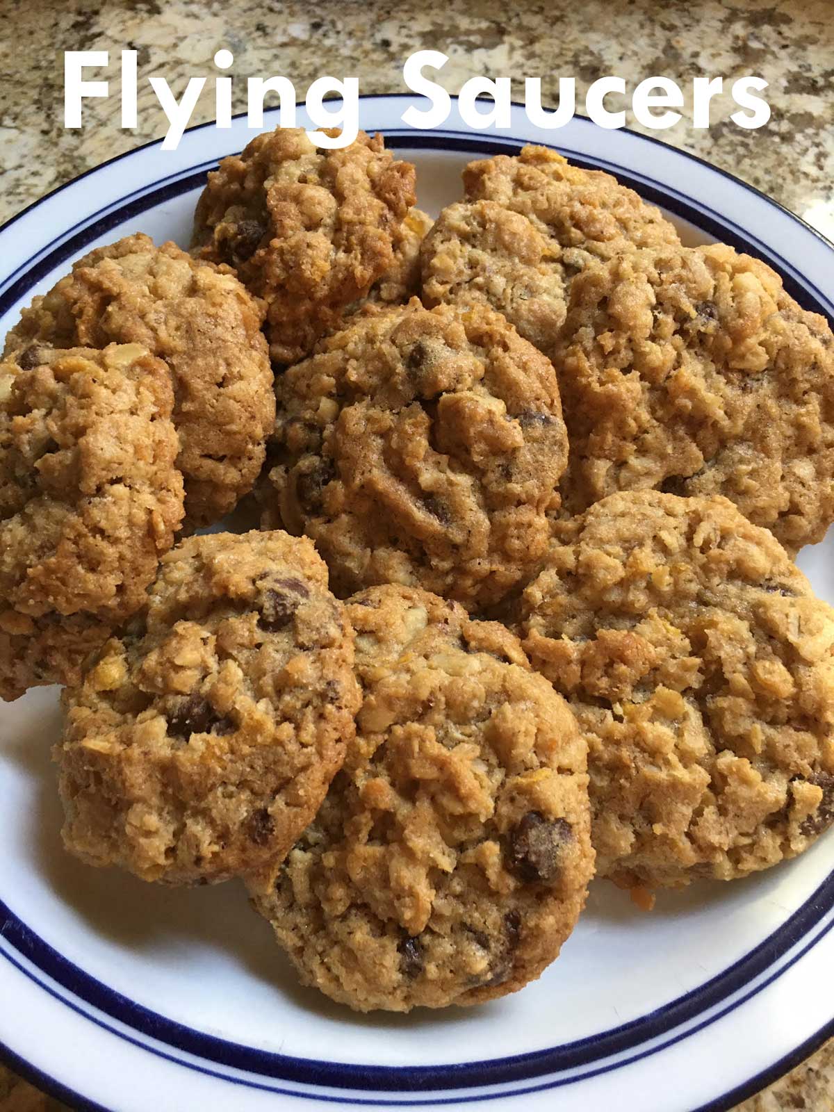 Flying Saucers Oatmeal Cookies Cookie Madness