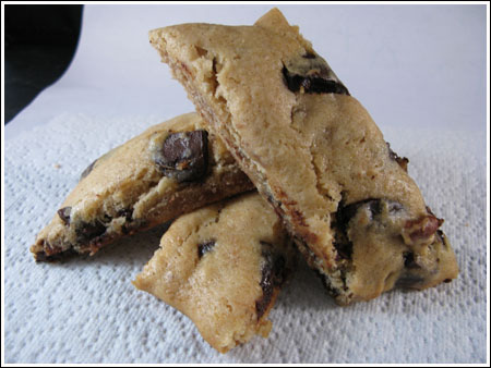 banana chocolate chunk bars