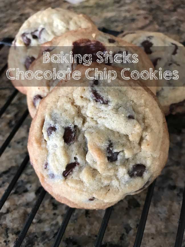 margarine box recipe aka baking sticks chocolate chip cookies made with I Can't Believe It's Not Butter.