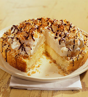 coconut-macaroon cheesecake