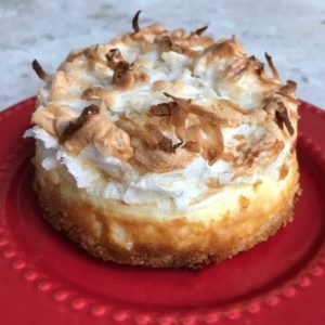 Miniature Macaroon Cheesecake