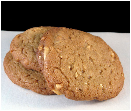 sadie's peanut butter cookies with shortening and butter