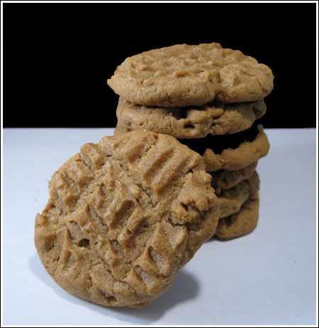 white whole wheat flour peanut butter cookies