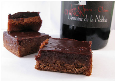 Red Wine Brownie Bars