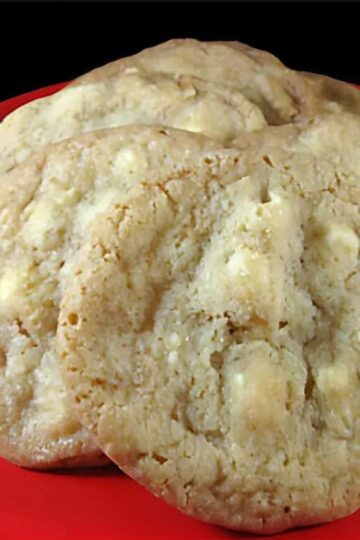 White Chocolate Macadamia Nut Cookies recipe with shortening and butter