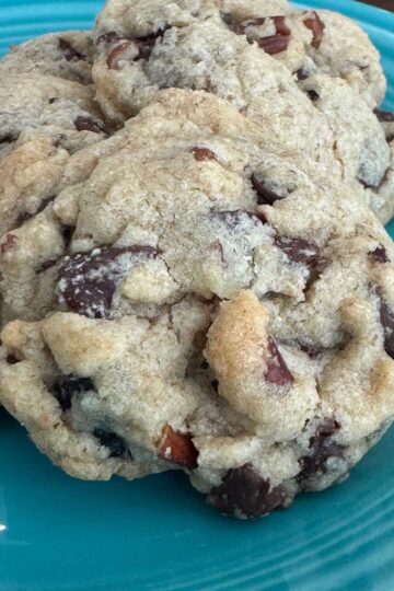 Whole Wheat Blueberry Chocolate Chip Cookies